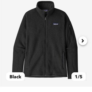 Patagonia better sweater black - gently worn